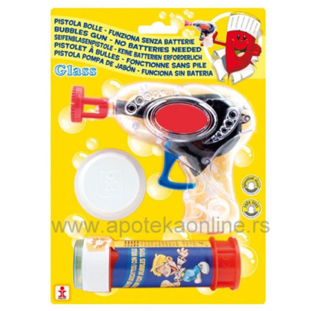 DULCOP IGRAČKA GLASS BUBBLES GUN-MALI PIŠTOLJ - Online Apoteka DULCOP IGRAČKA GLASS BUBBLES GUN-MALI PIŠTOLJ